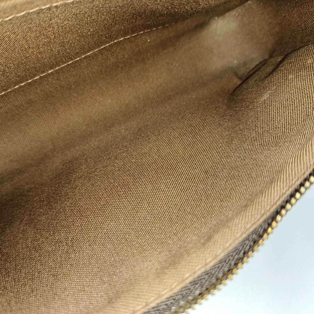 ACCESSOIRES GM Monogram Coated Canvas Brown