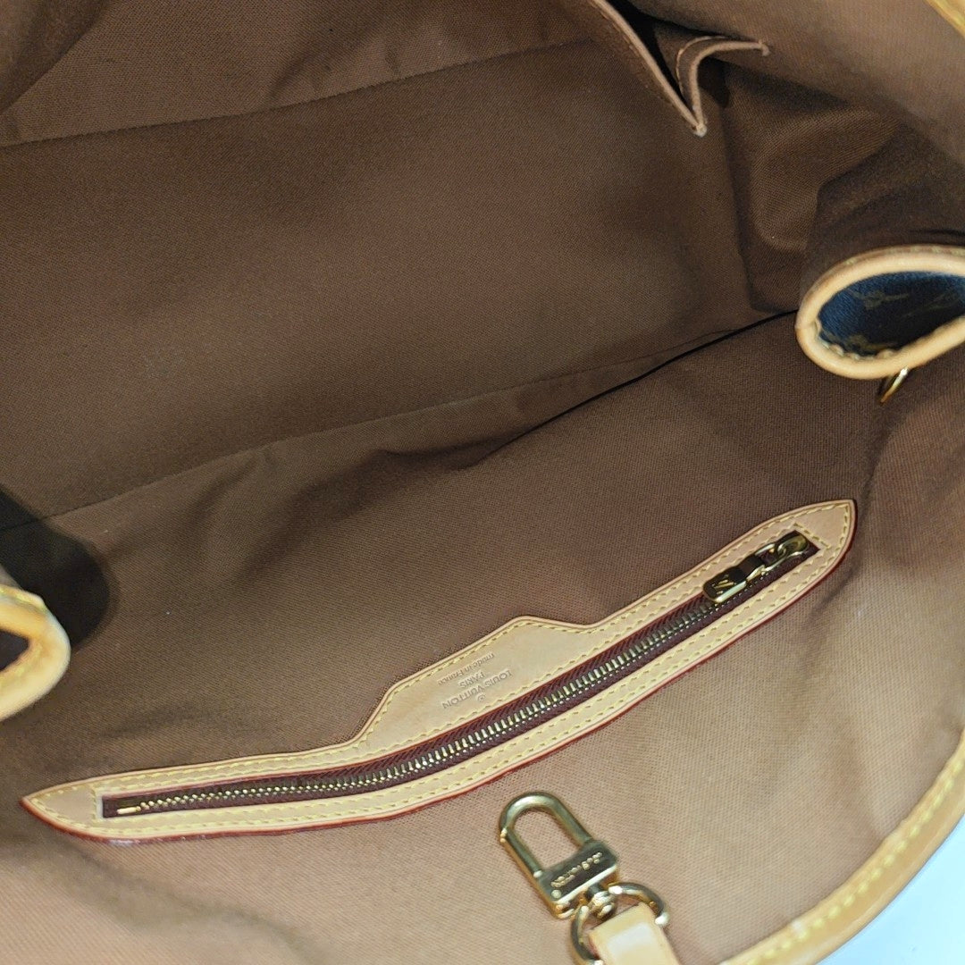 BATIGNOLLES GM Monogram Coated Canvas Brown