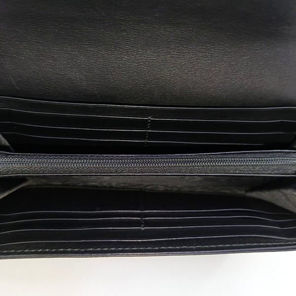 GG Marmont Super Mini Quilted Calfskin Black Wallet