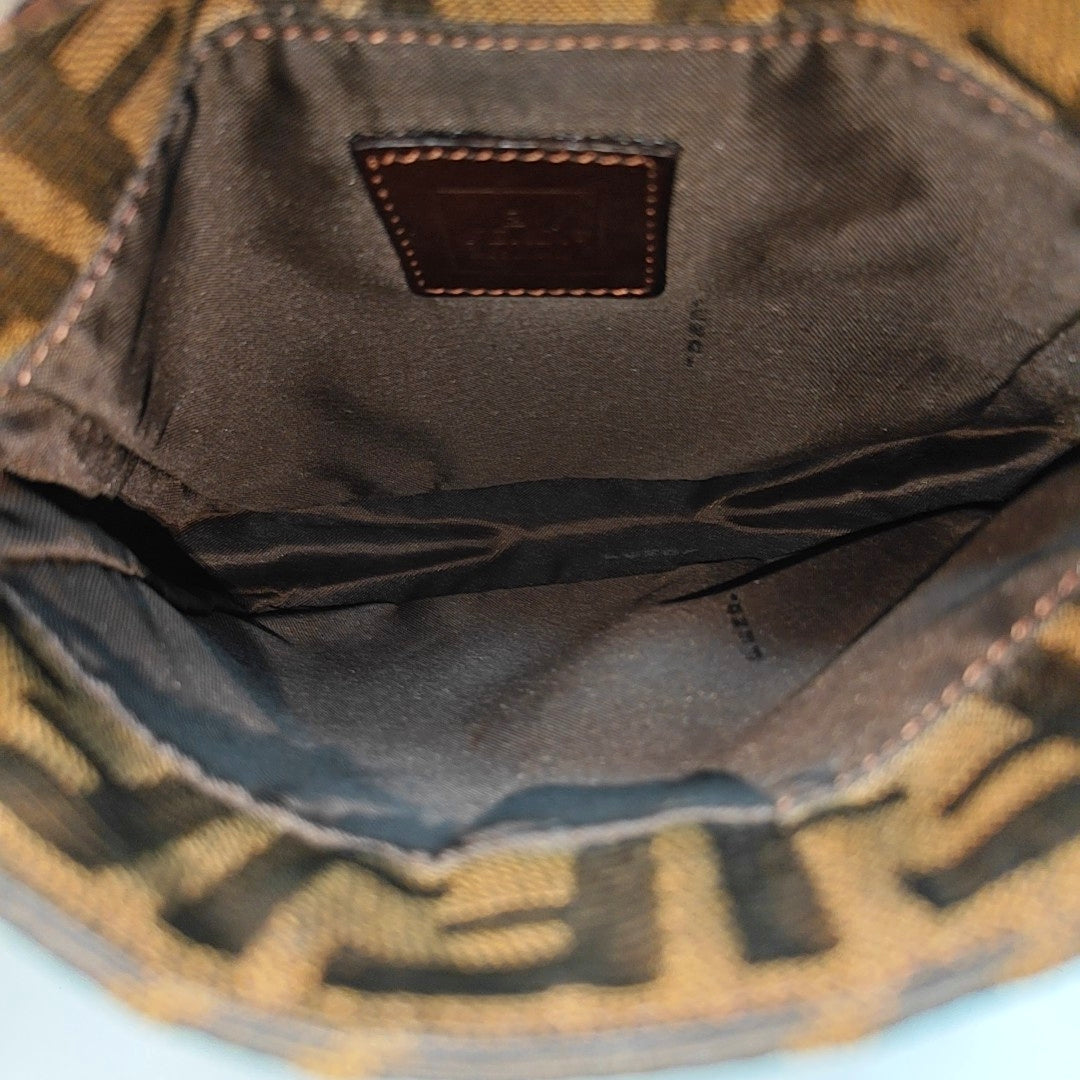Canvas Top Handle Bag Brown