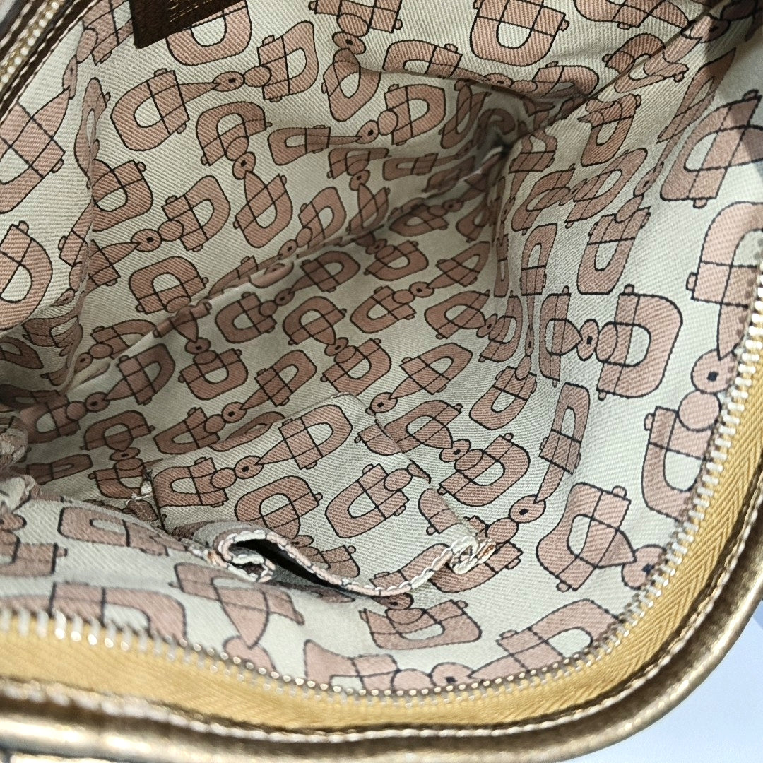 Monogram Canvas Tote Bag Beige