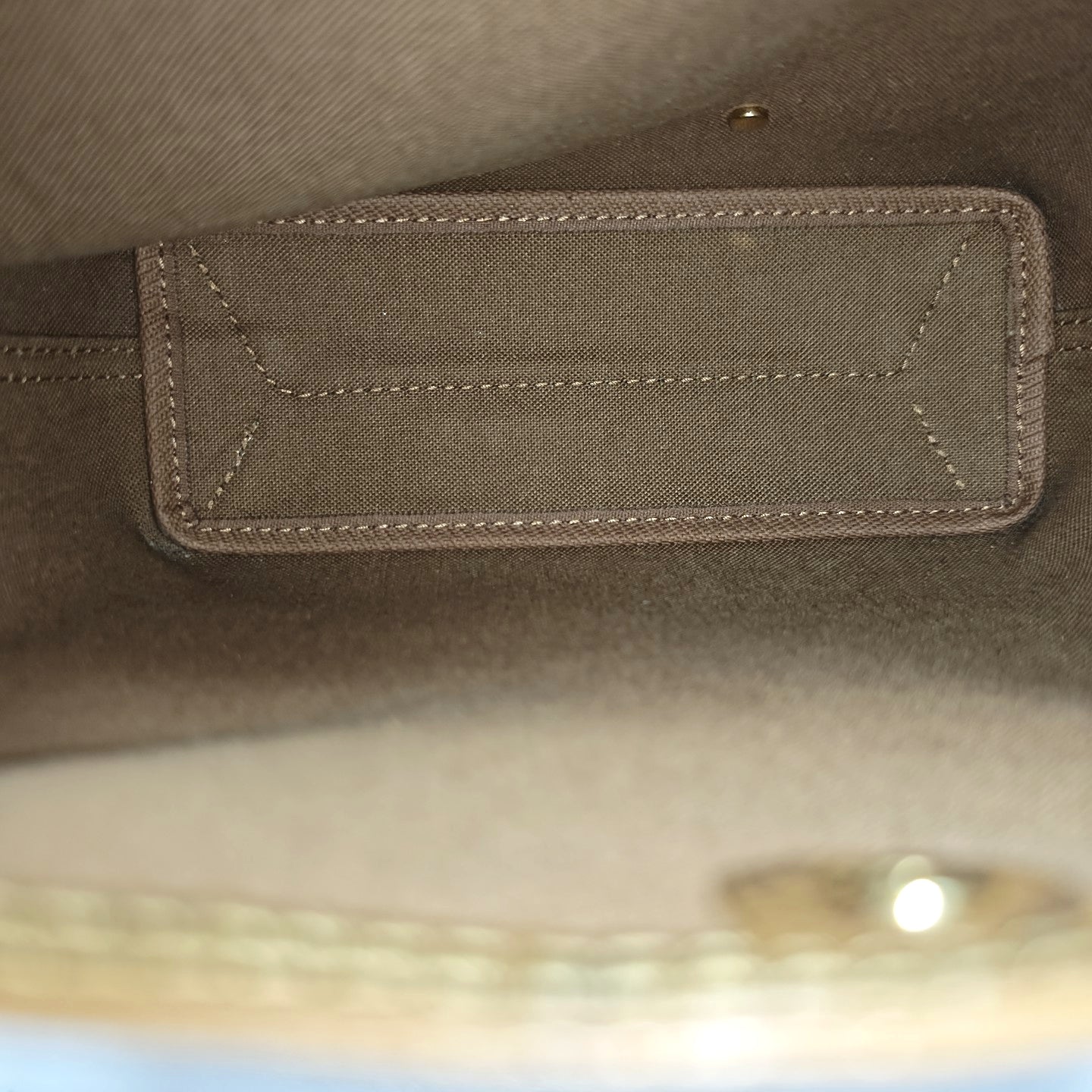 ATLANTIS BB Monogram Coated Canvas Brown
