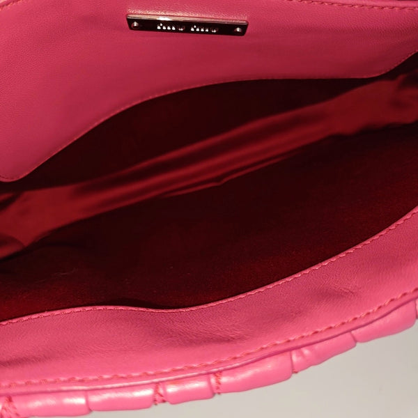 Quilted Lambskin Shoulder Bag Red