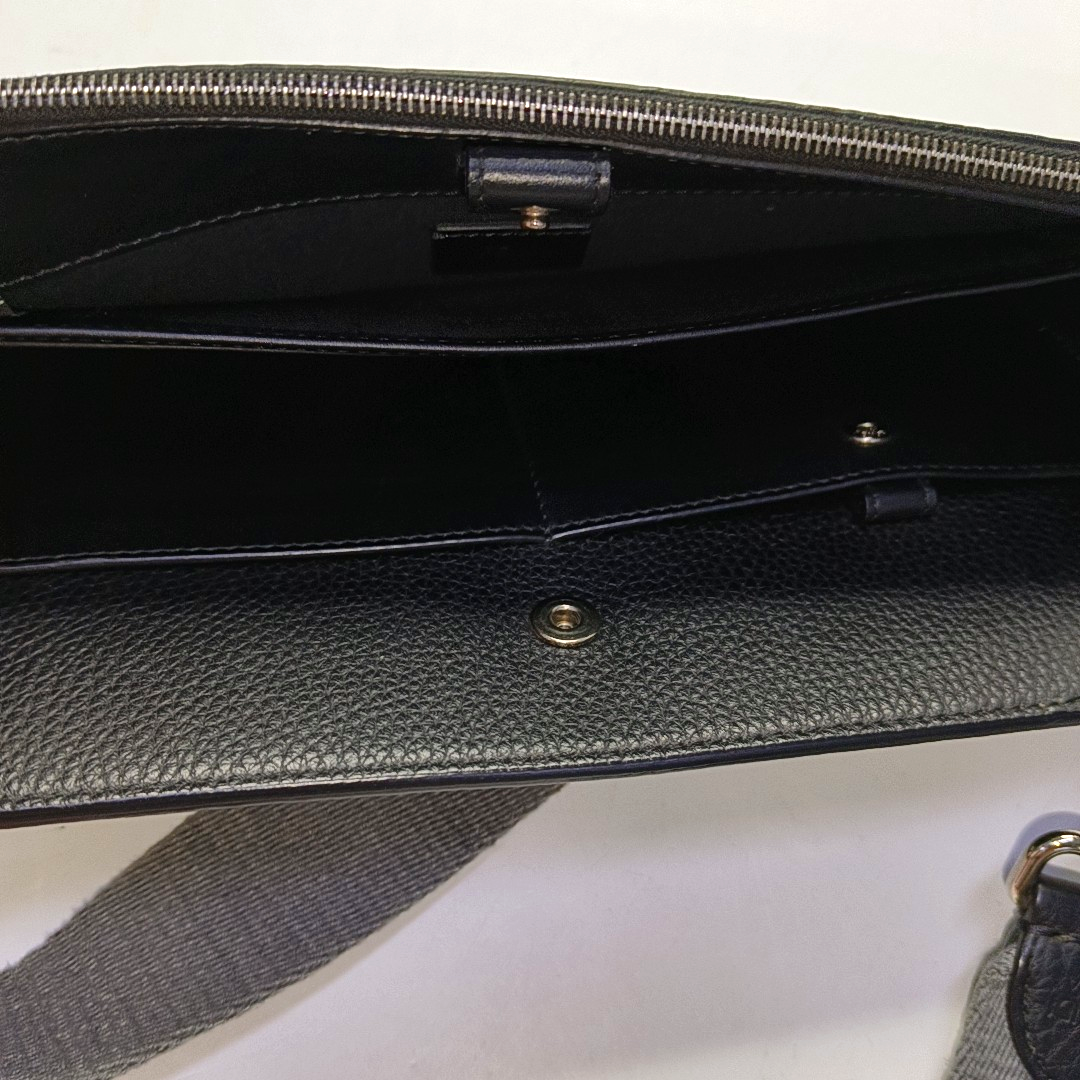 Calfskin Shoulder Bag Black