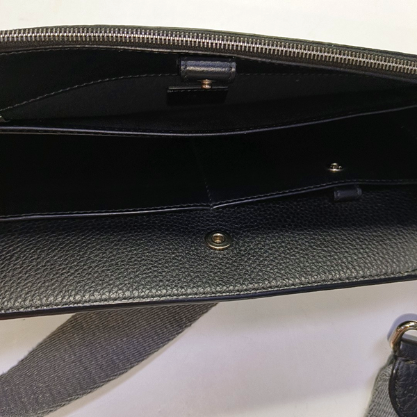 Calfskin Shoulder Bag Black