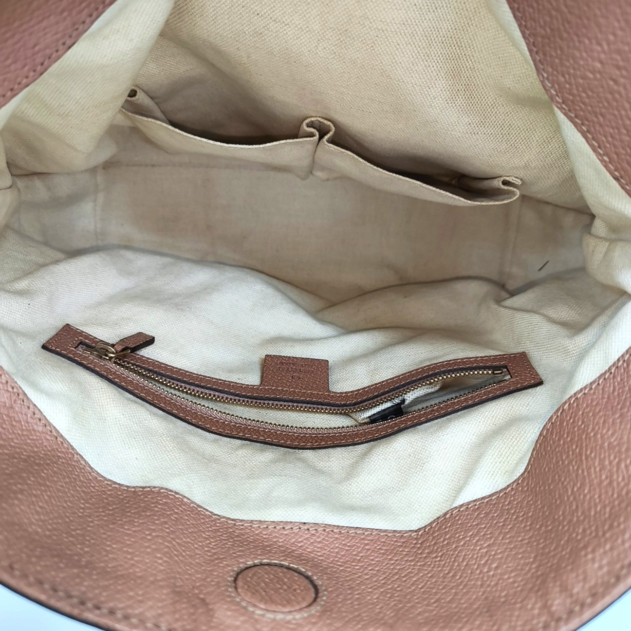 Jockey Monogram Canvas Beige