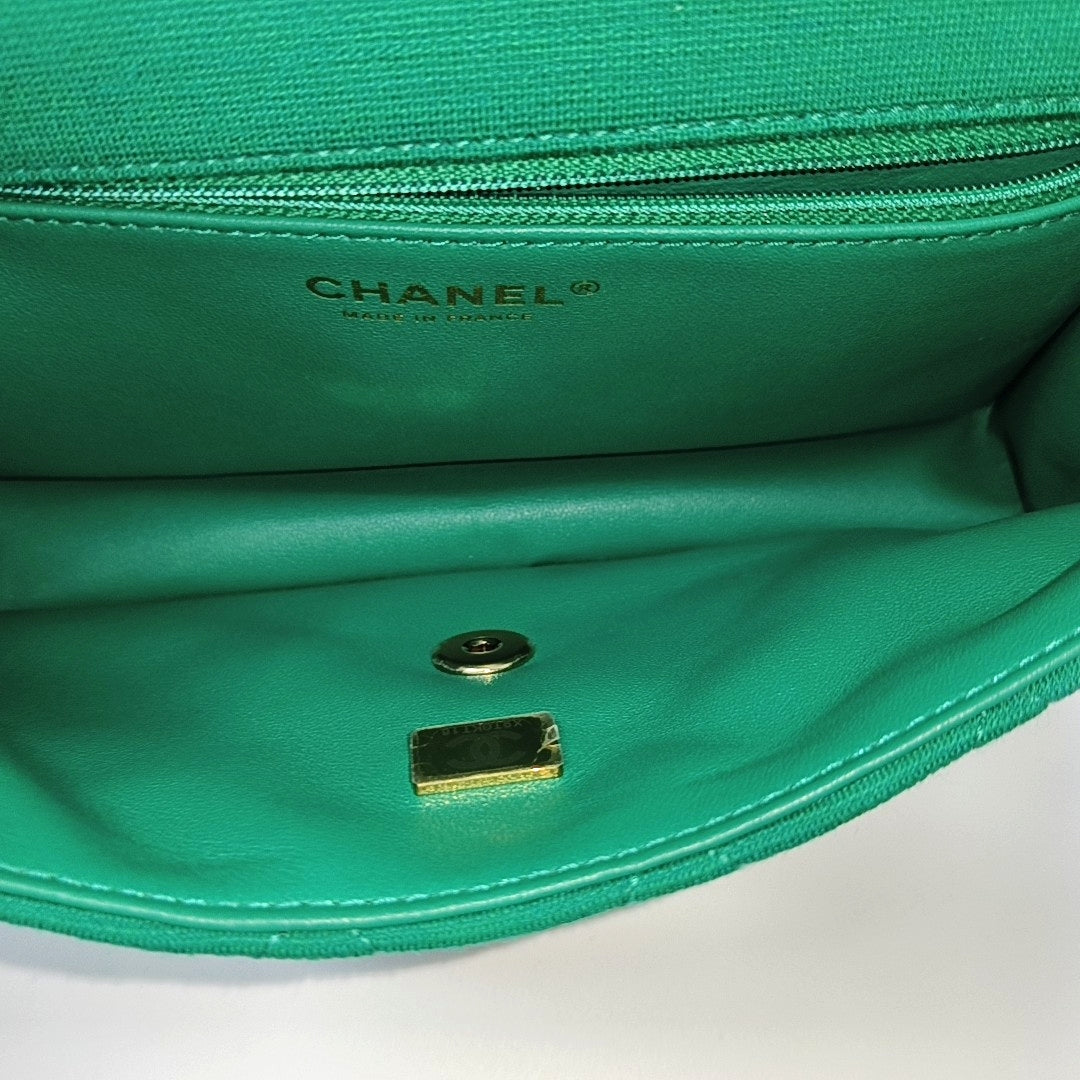 Quilted Fabric Green