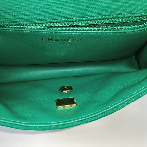 Quilted Fabric Green