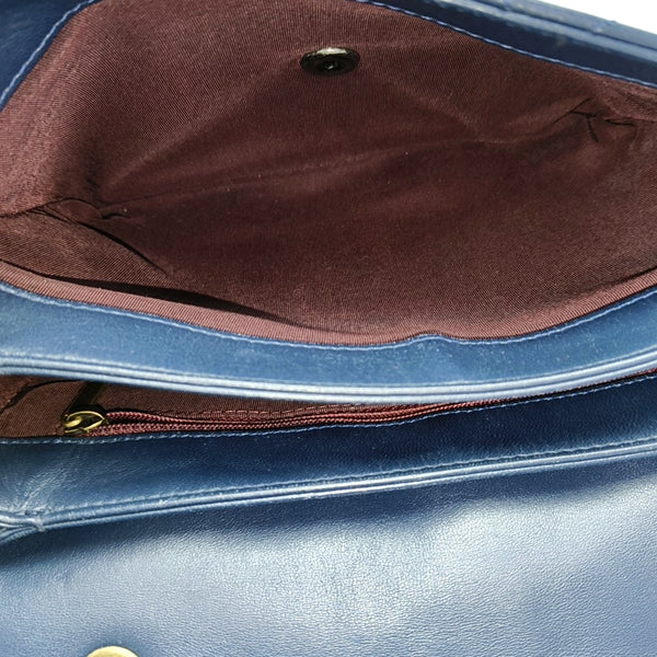 Quilted Lambskin Blue