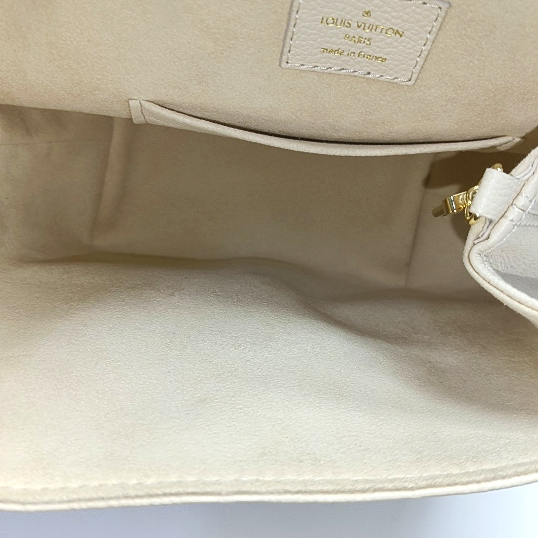 BACKUP Monogram Calfskin White