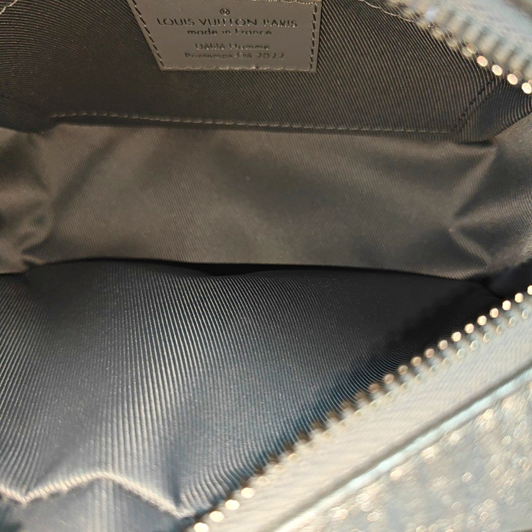 SOFT TRUNK Mini Damier Special Material Silver