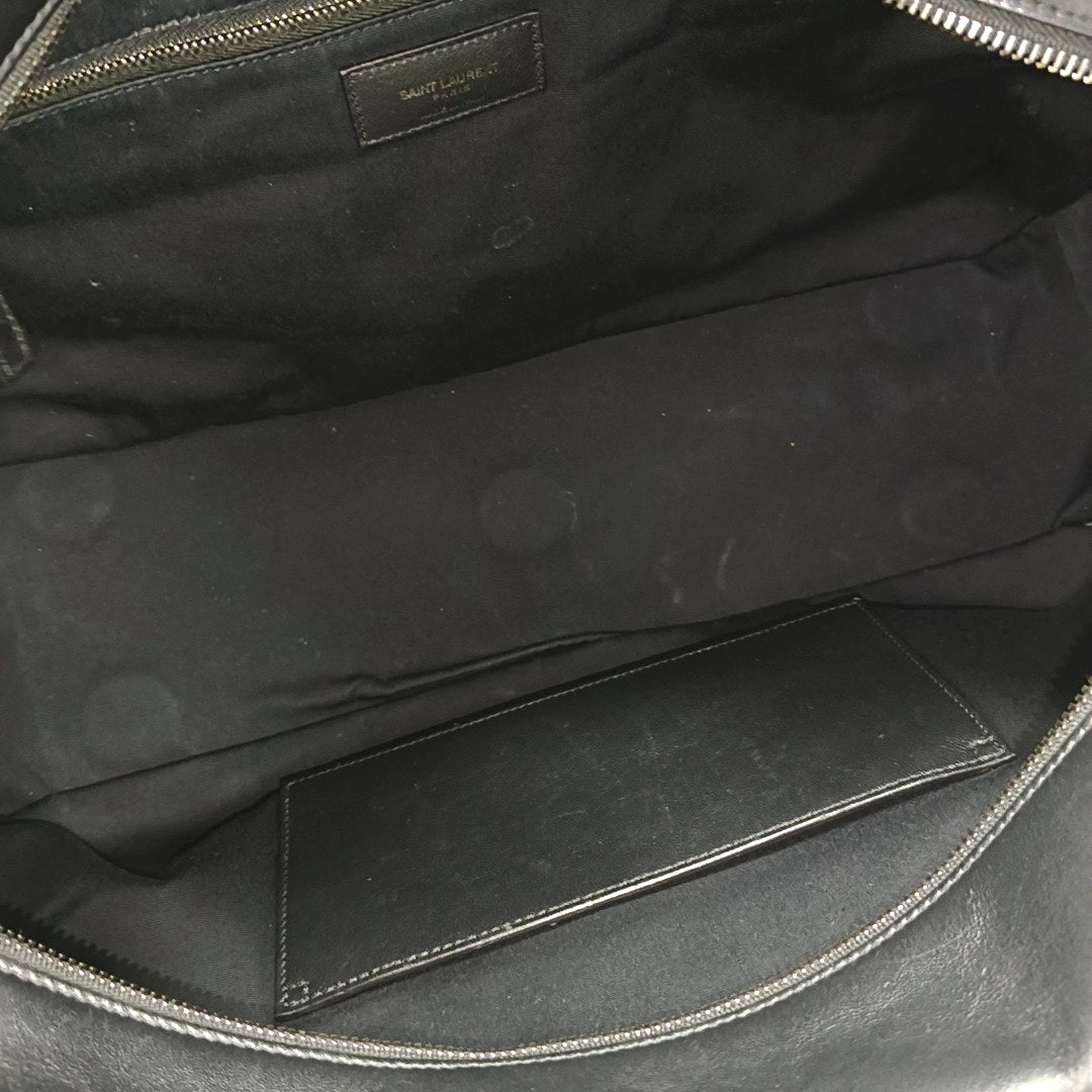 Calfskin Shoulder Bag Black