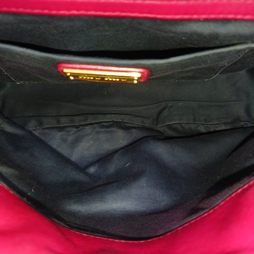Quilted Lambskin Shoulder Bag Red