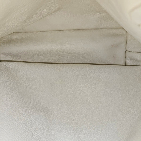 Anjou Mini Coated Canvas White