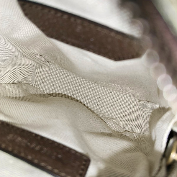 Authenticated pre-owned  Ophidia Mini Monogram Coated Canvas Beige - Shoulder Bag at Looply