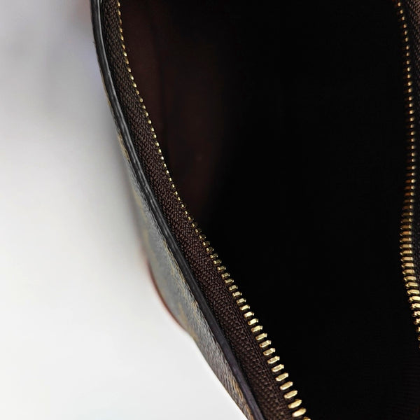 BOULOGNE Nano Monogram Coated Canvas Brown