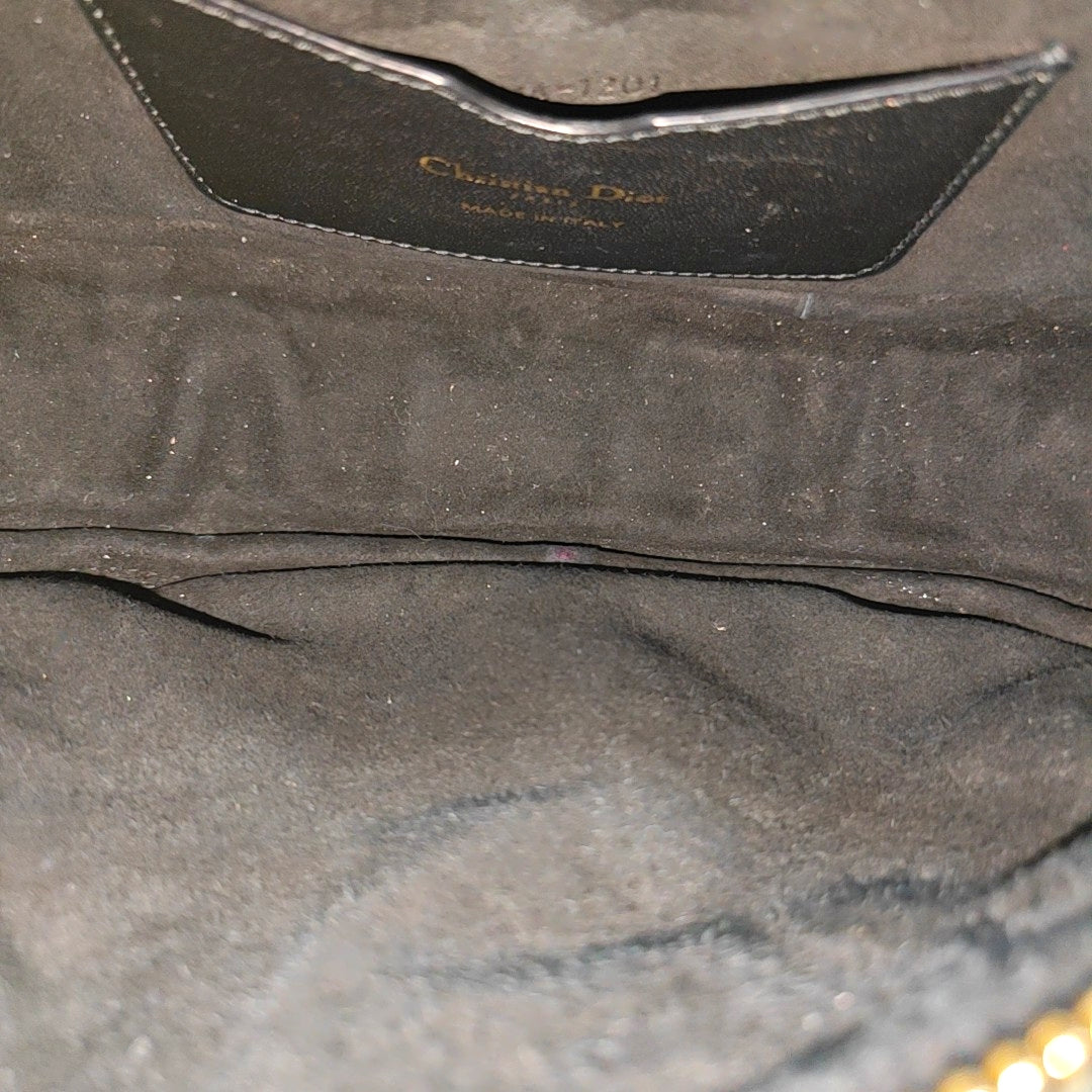 Dior Vibe Hobo Quilted Lambskin Black