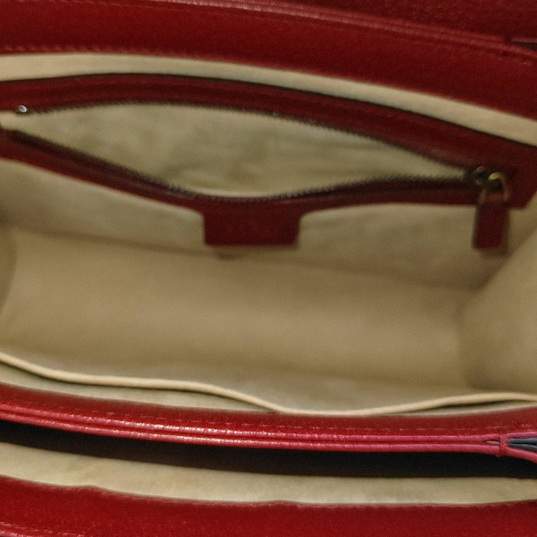 Queen Margaret Small Monogram Coated Canvas Beige