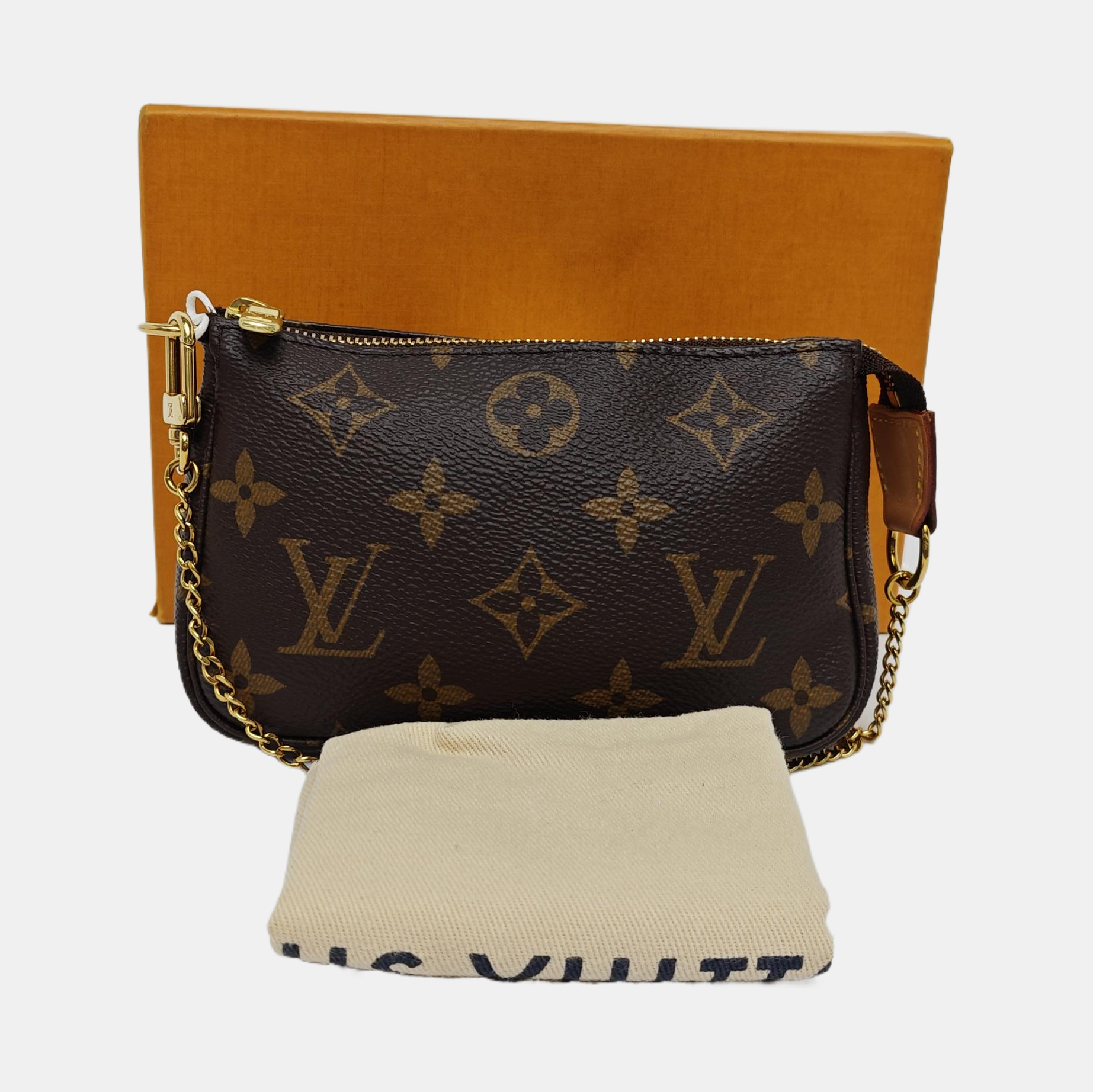 ACCESSOIRES Mini Monogram Coated Canvas Brown