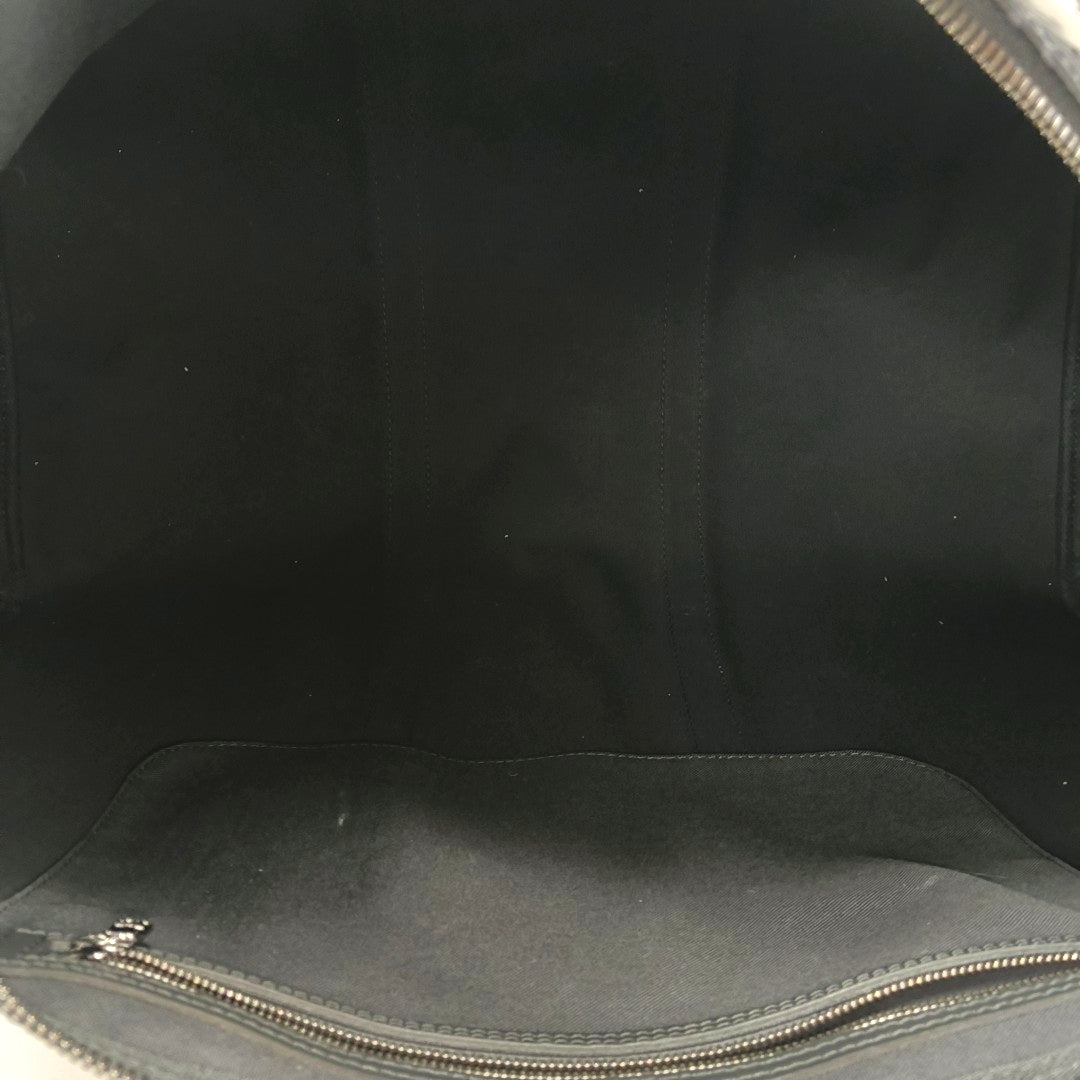 KEEPALL 50 Damier Graphite Coated Canvas Black