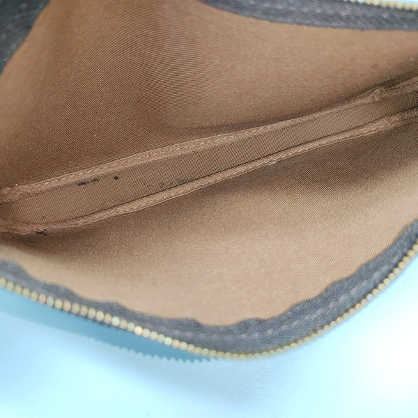 ACCESSOIRES Monogram Coated Canvas Brown