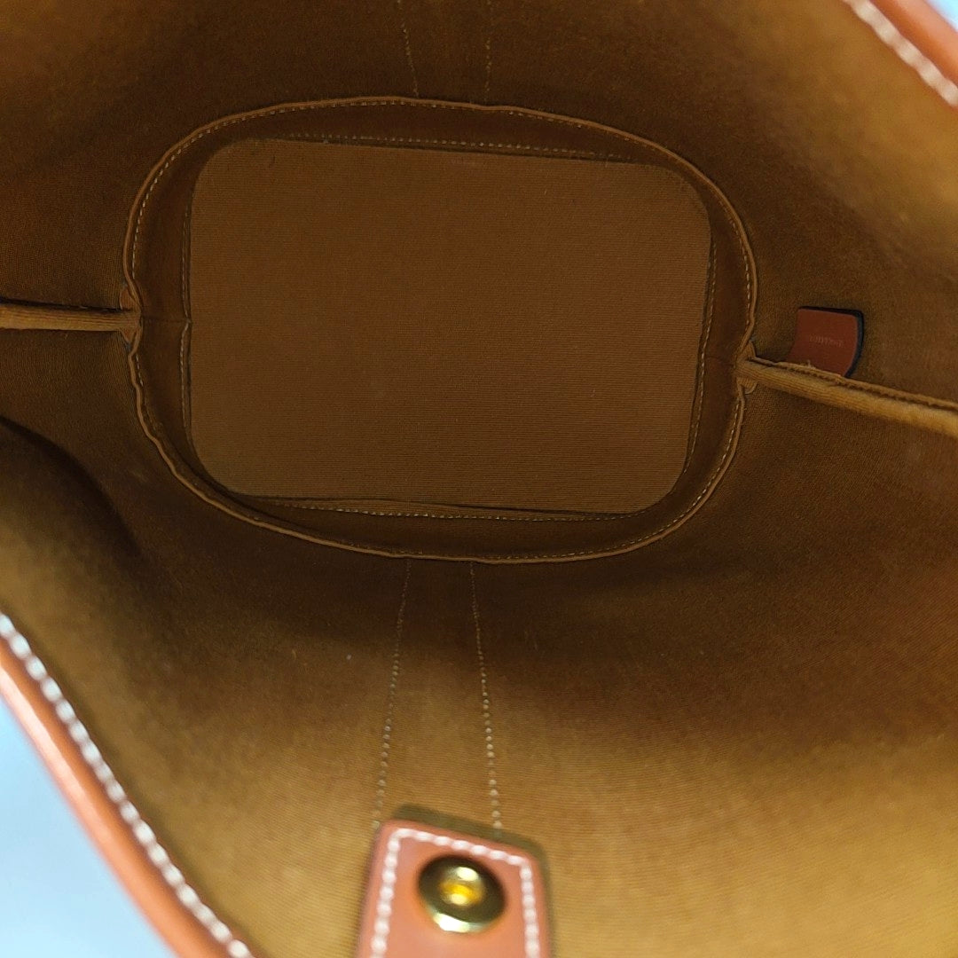 TRIOMPHE CANVAS Small Coated Canvas Brown