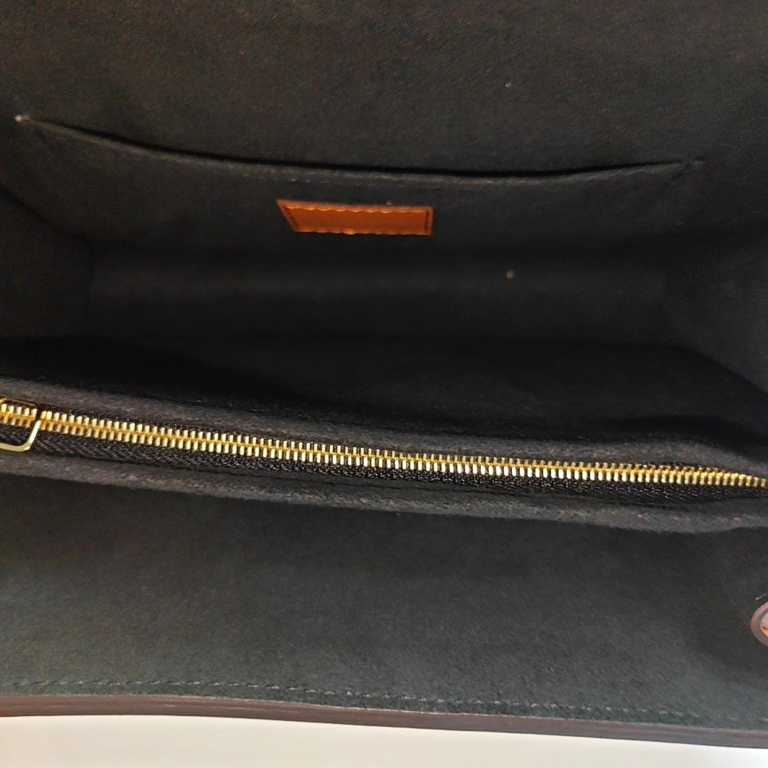 DAUPHINE MM Monogram Coated Canvas Brown