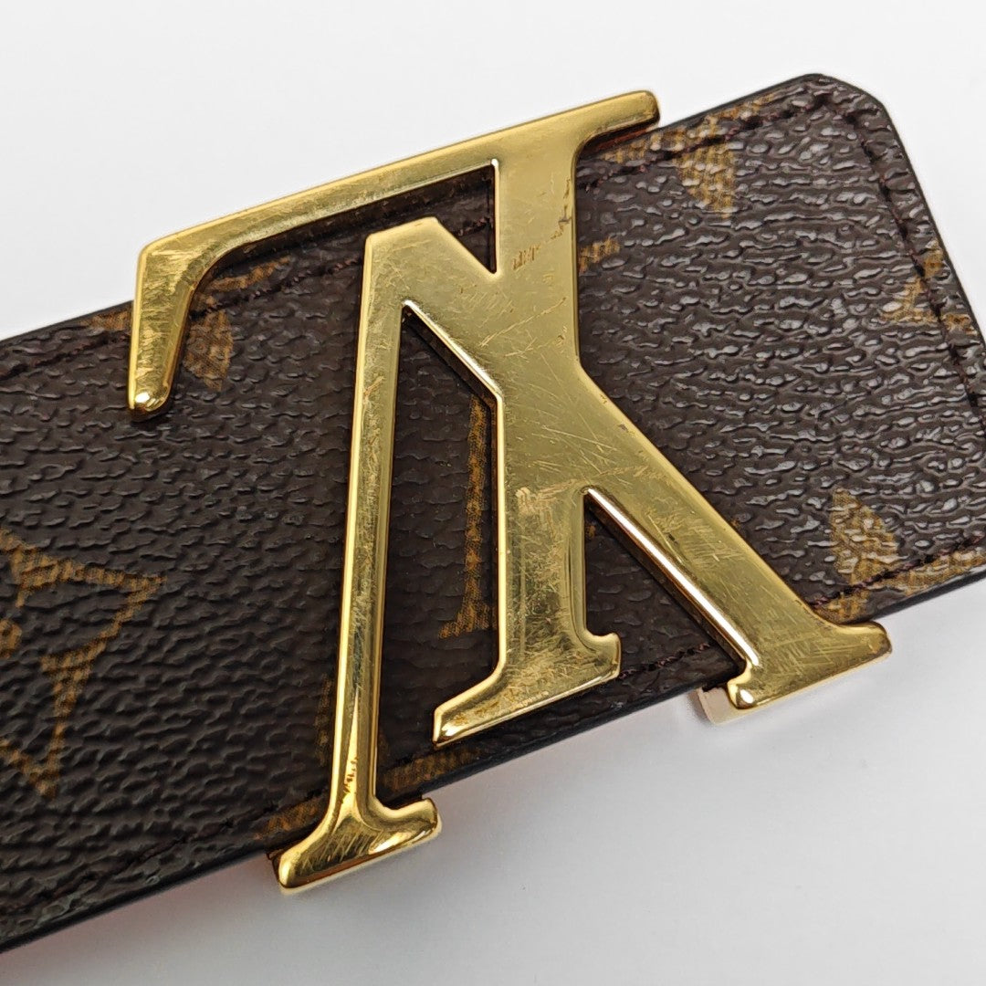 Coated Canvas Belt Brown