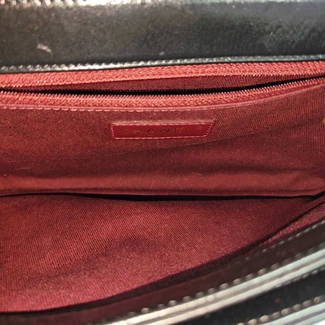 PREFECT EDGE Quilted Calfskin Black