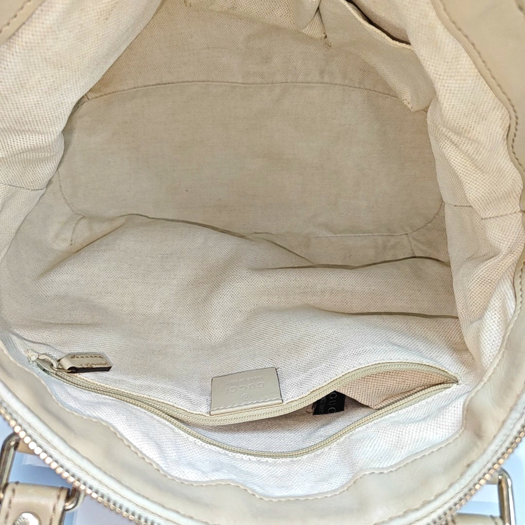 Sukey Monogram Canvas Beige