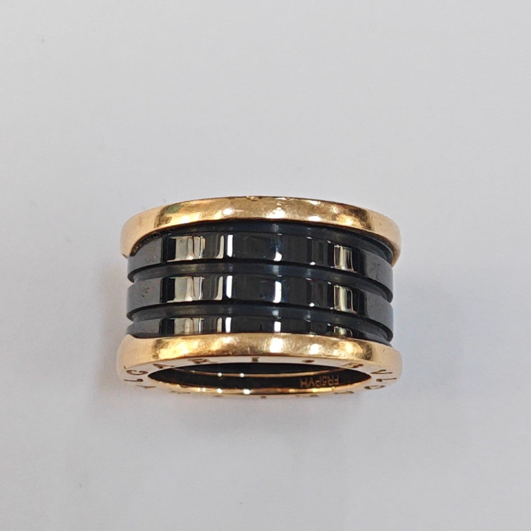 B.ZERO1 18k Rose Gold Ring EU 54