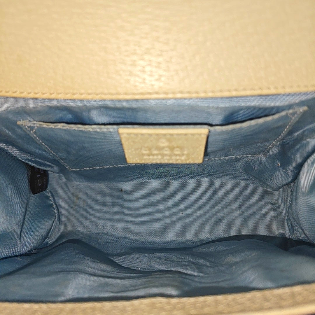 Padlock Small Calfskin White