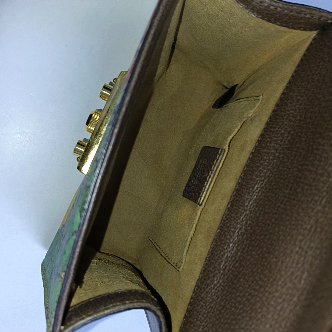 Authenticated pre-owned  Padlock Small Monogram Coated Canvas Multicolor - Crossbody Bag at Looply