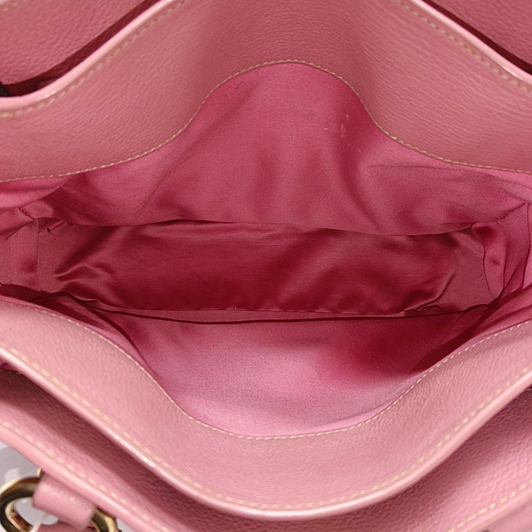 Calfskin Tote Bag Pink