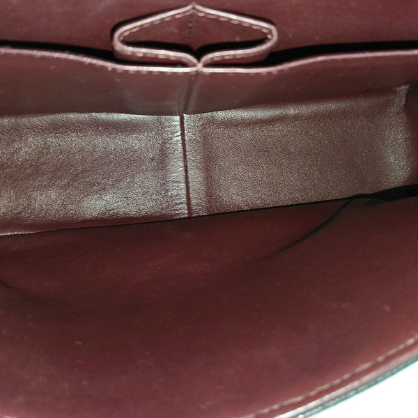 CLASSIC FLAP Jumbo Quilted Grained Calfskin Black