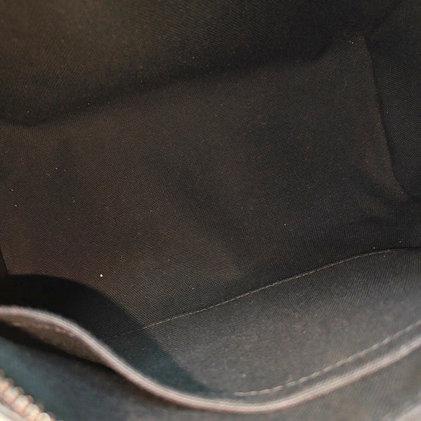 KEEPALL 25 Monogram Coated Canvas Black