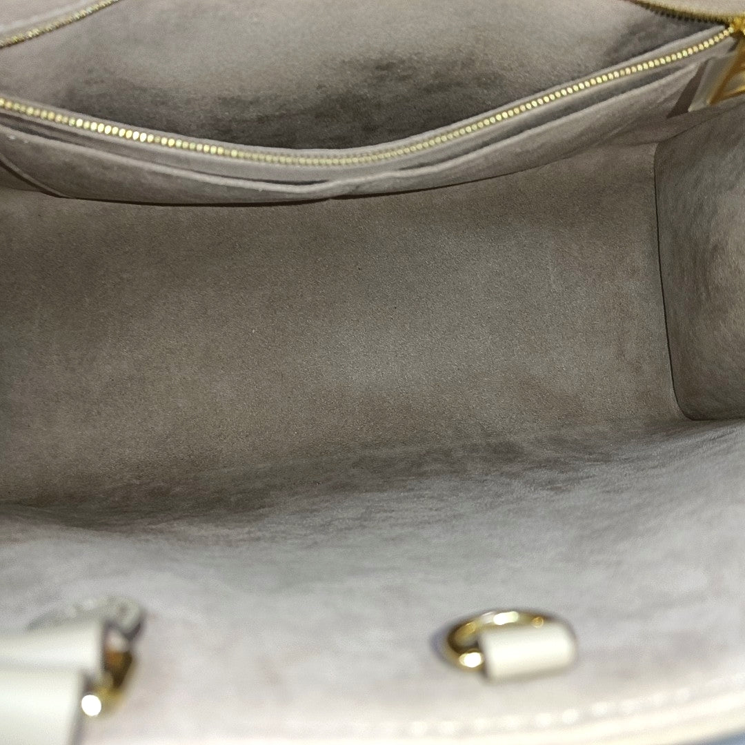 ONTHEGO MM Monogram Calfskin Gray