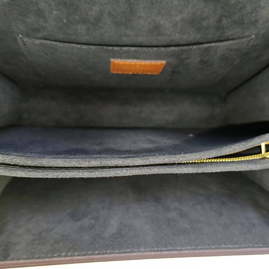 DAUPHINE MM Monogram Coated Canvas Brown