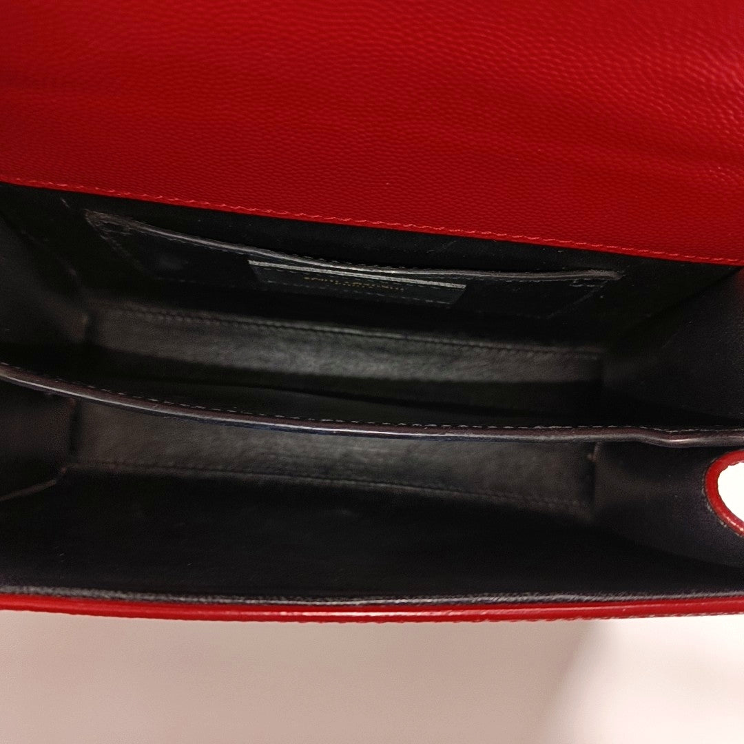 CASSANDRA Mini Calfskin Red