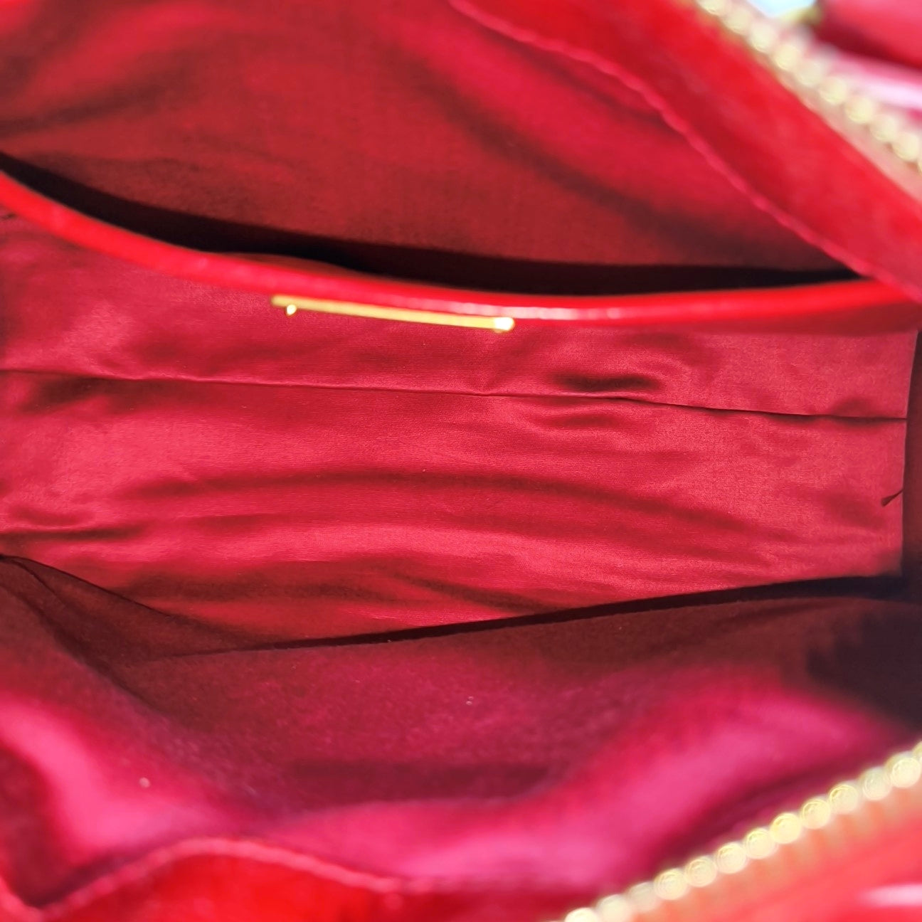 Calfskin Shoulder Bag Red