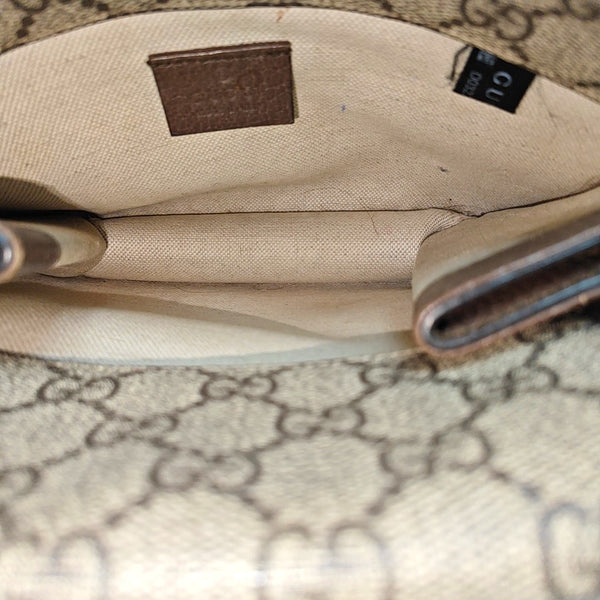 Neo Vintage Small Monogram Coated Canvas Beige