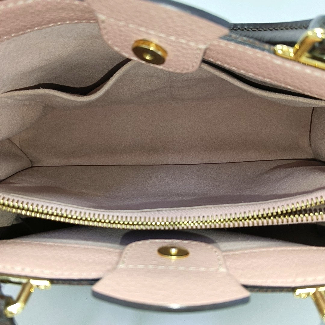 BRITTANY BB Damier Ebene Coated Canvas Brown