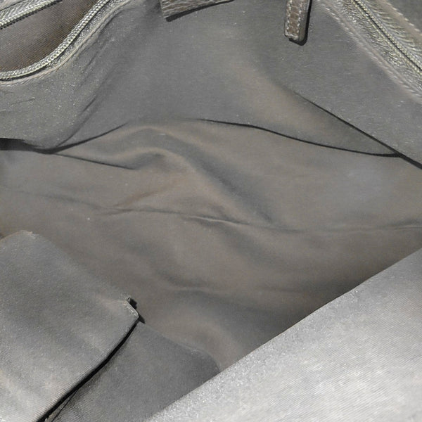 Monogram Canvas Tote Bag Brown