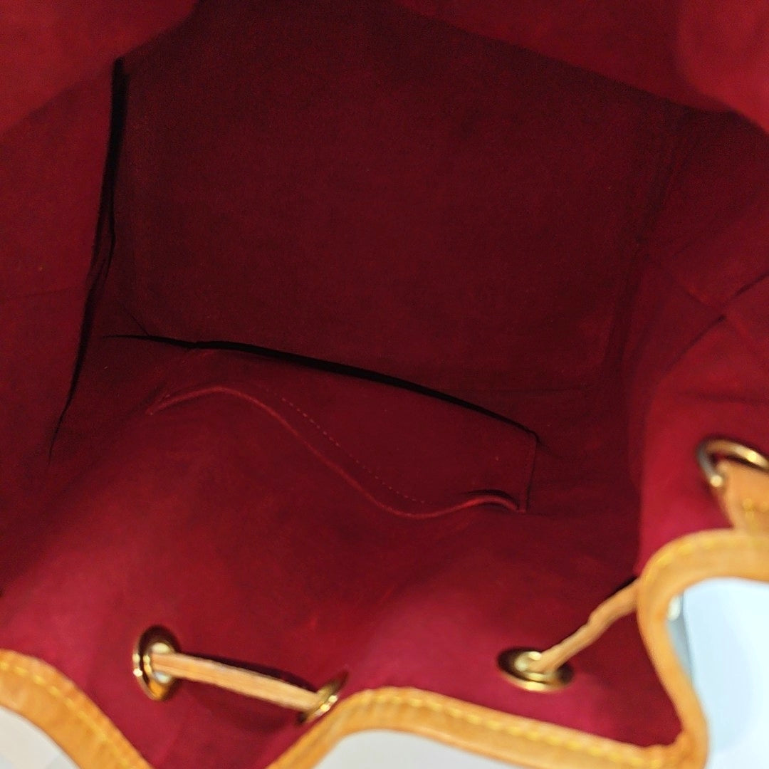 LV × TM NÉONOÉ MM Monogram Coated Canvas White