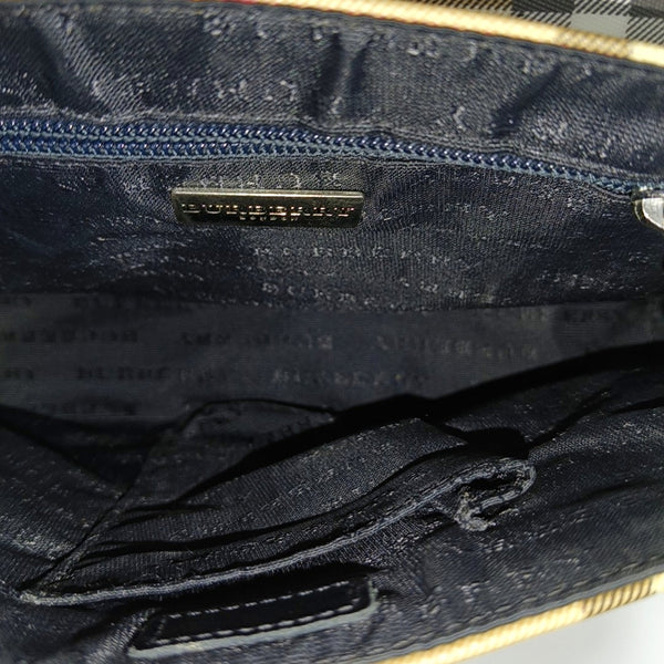 Coated Canvas Crossbody Bag Beige