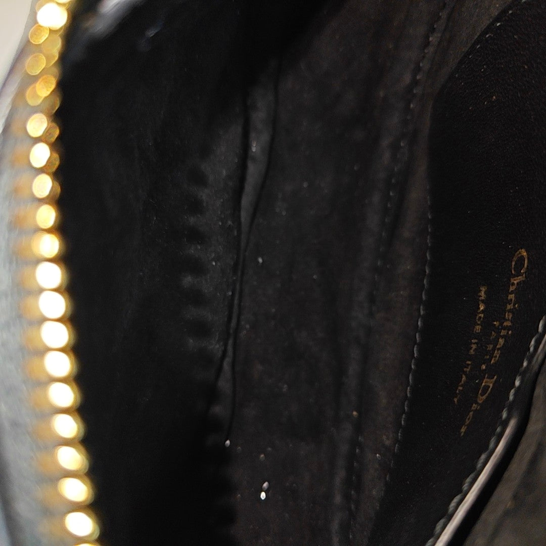 Vibe Super Mini Cannage Lambskin Black