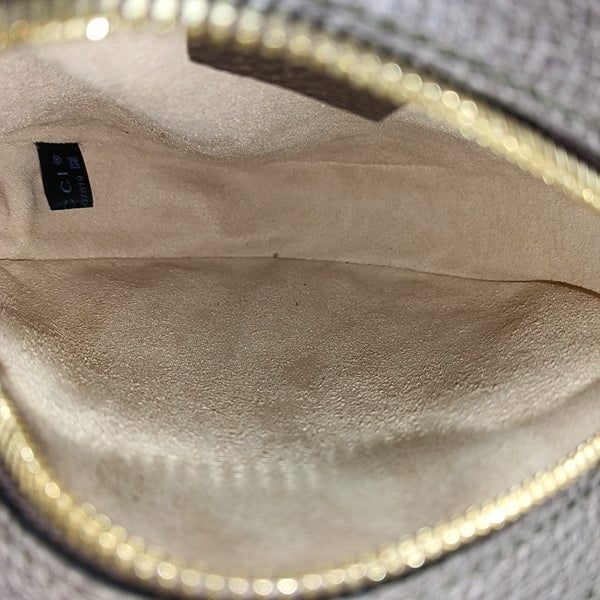 Ophidia Mini Monogram Coated Canvas Beige