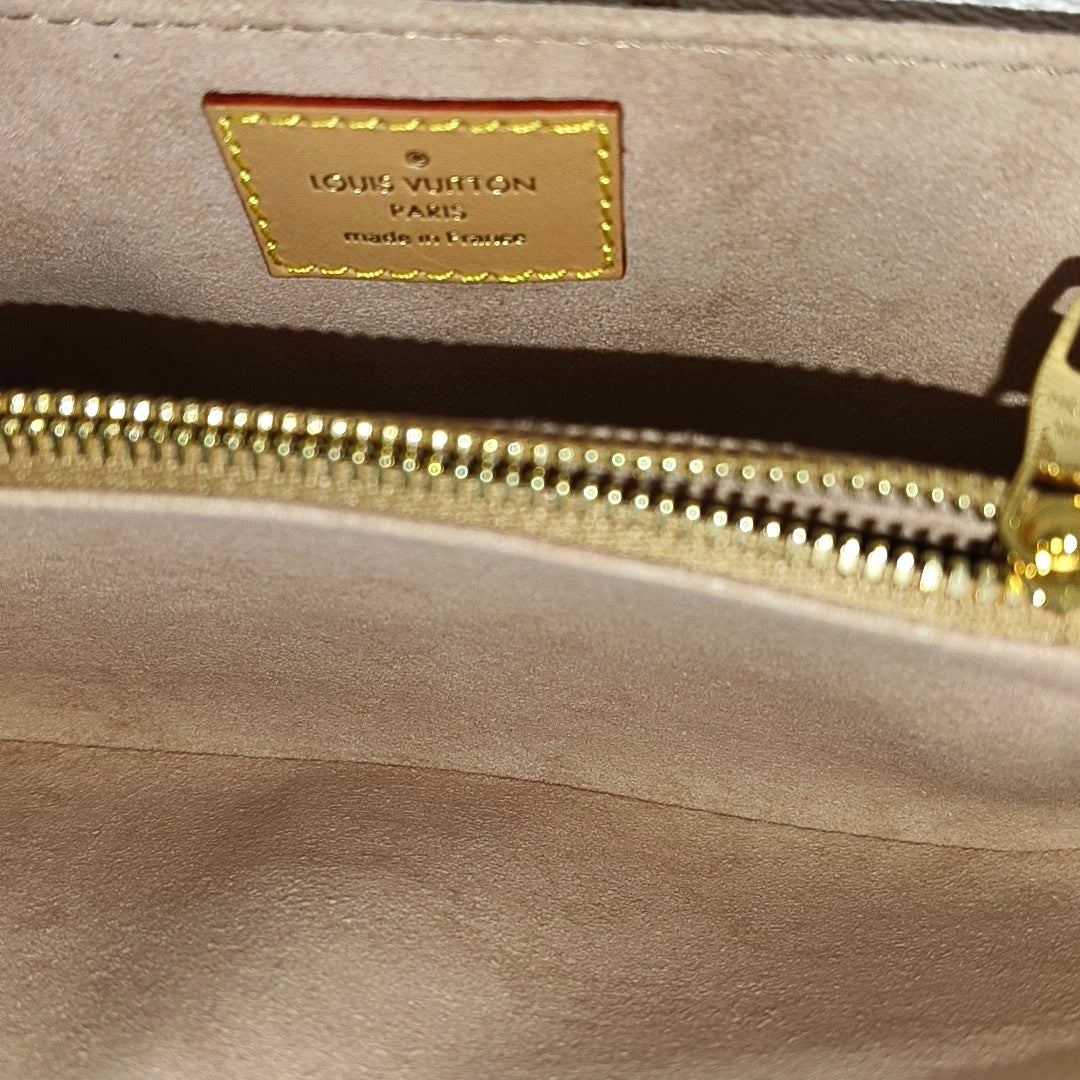 Monogram Calfskin PM Beige