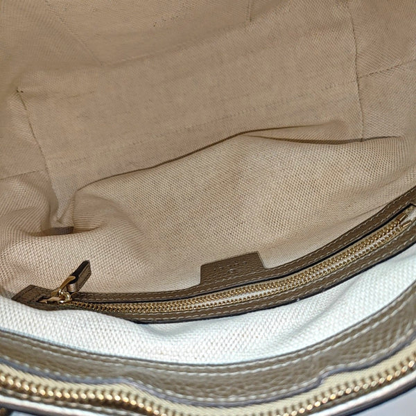 Soho Small Quilted Calfskin Beige