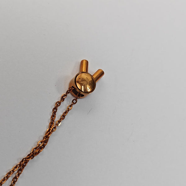 Steel Rose Gold Bracelet